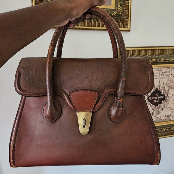 Gucci Handbags - Vintage Gucci Satchel Handbag